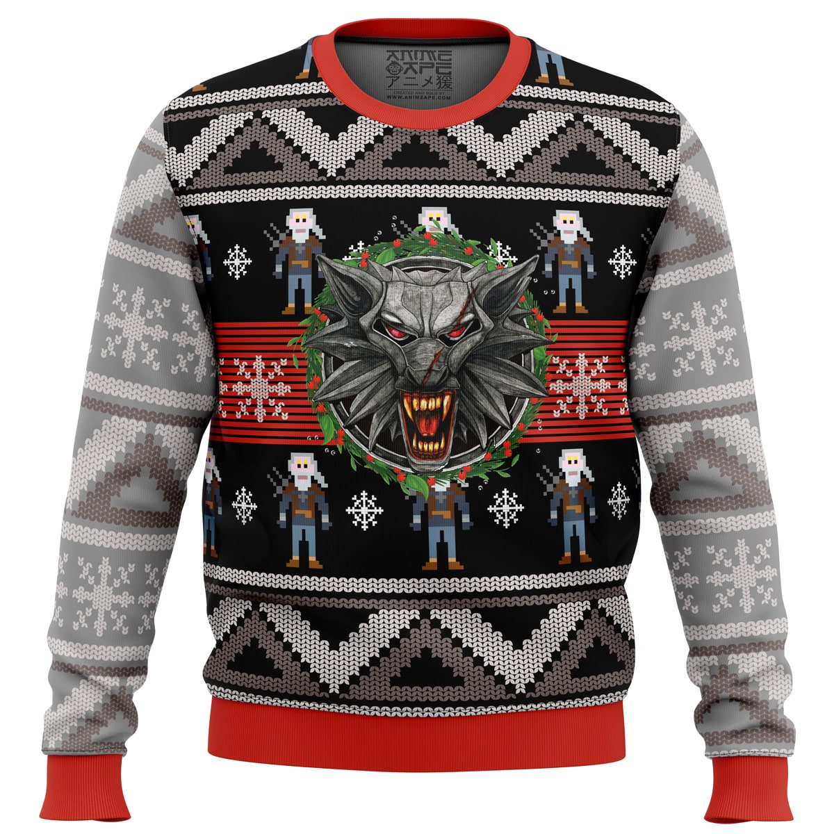 Buildercar - The Witcher 2 Ugly Christmas Sweater