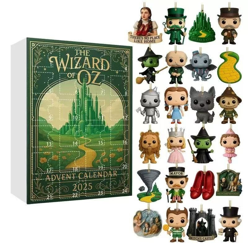 Buildercar - The Wizard of Oz Advent Calendar | Countdown Gift Box -2D Acrylic