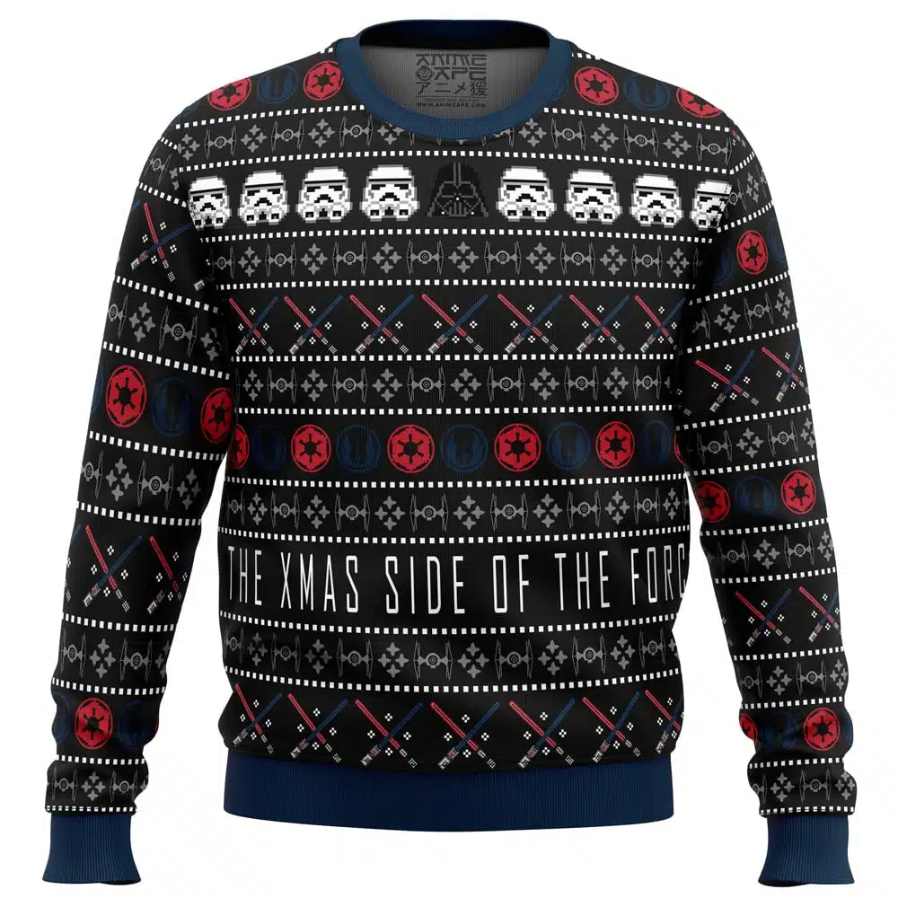 Buildercar - The Xmas Side Of The Force Star Wars Ugly Christmas Sweater