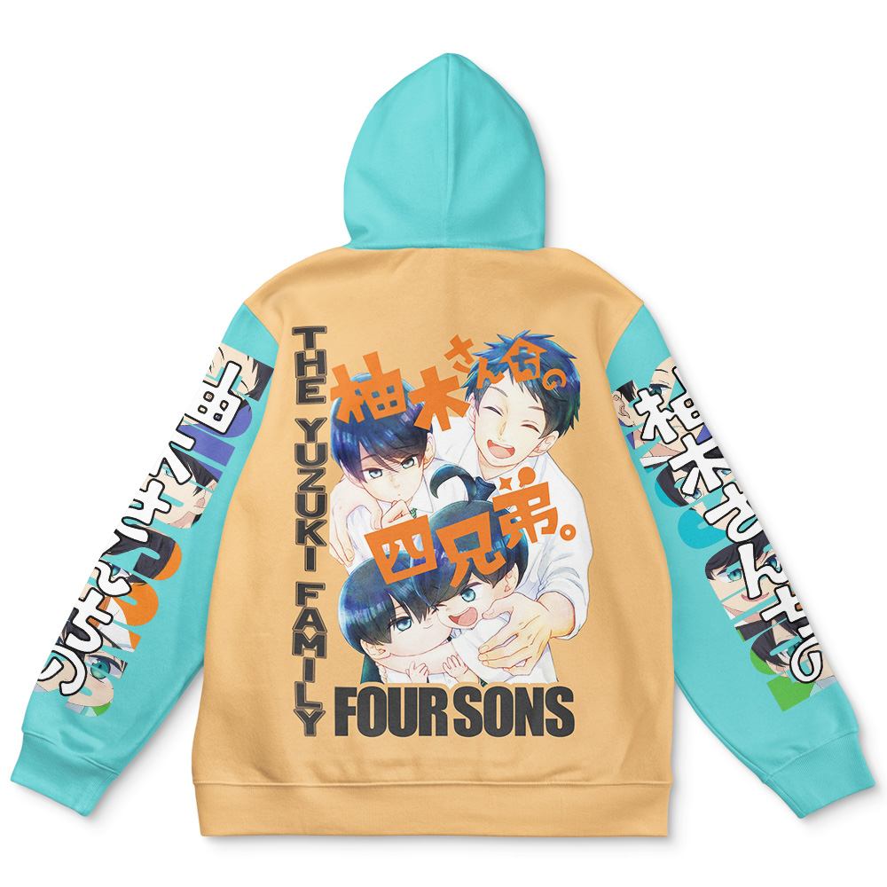 Buildercar - The Yuzuki Family's Four Sons Streetwear Hoodie