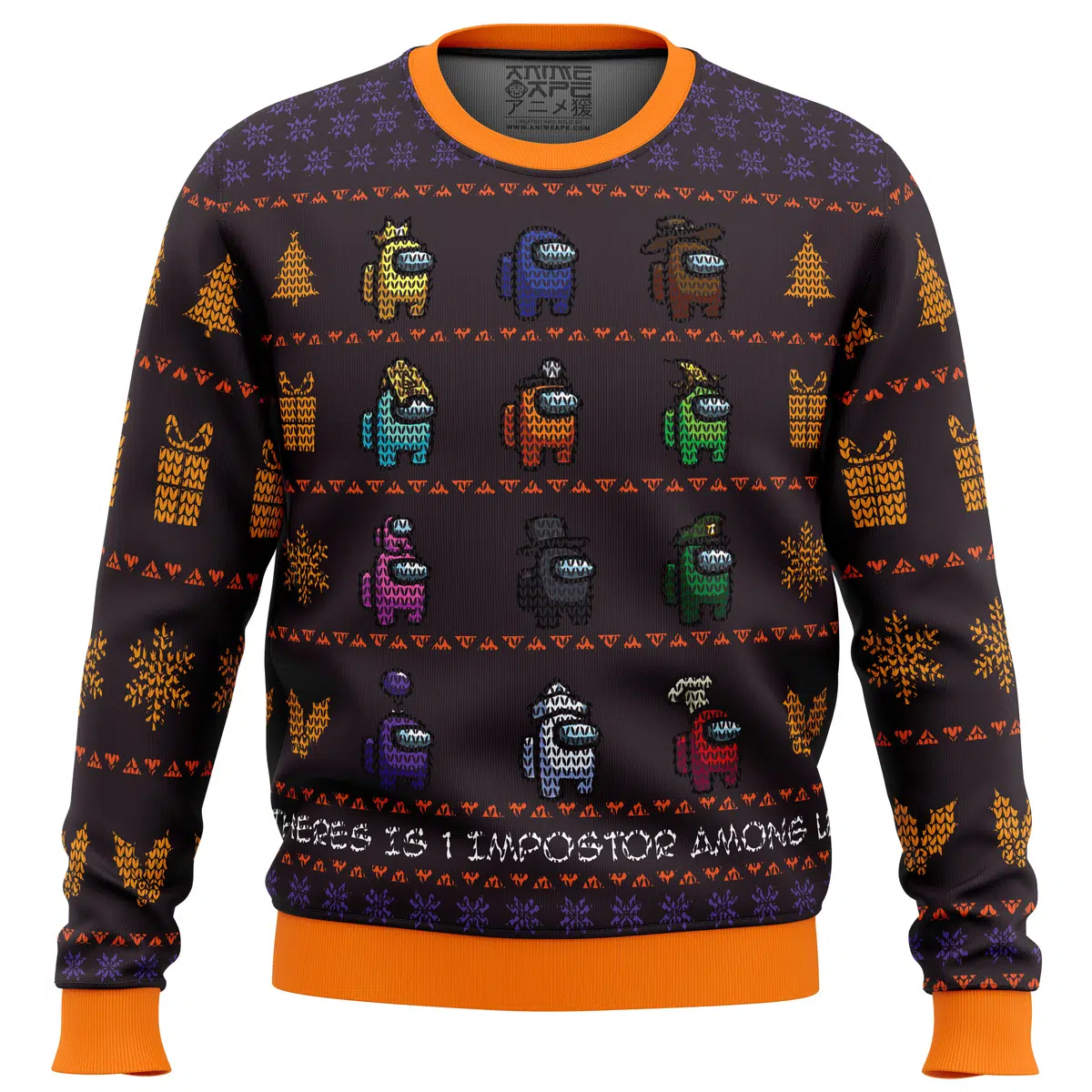 Buildercar - There Is One Impostor Among Us Ugly Christmas Sweater