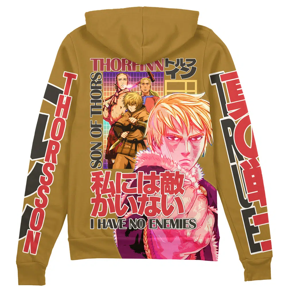 Buildercar - Thorfinn Vinlad Saga Streetwear Zip Hoodie Jacket