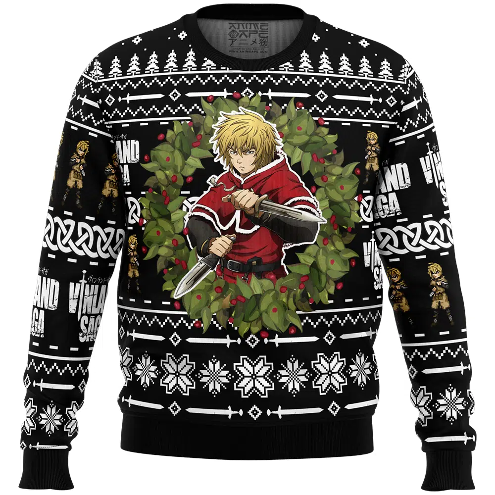 Buildercar - Thorfinn Vinland Saga Ugly Christmas Sweater