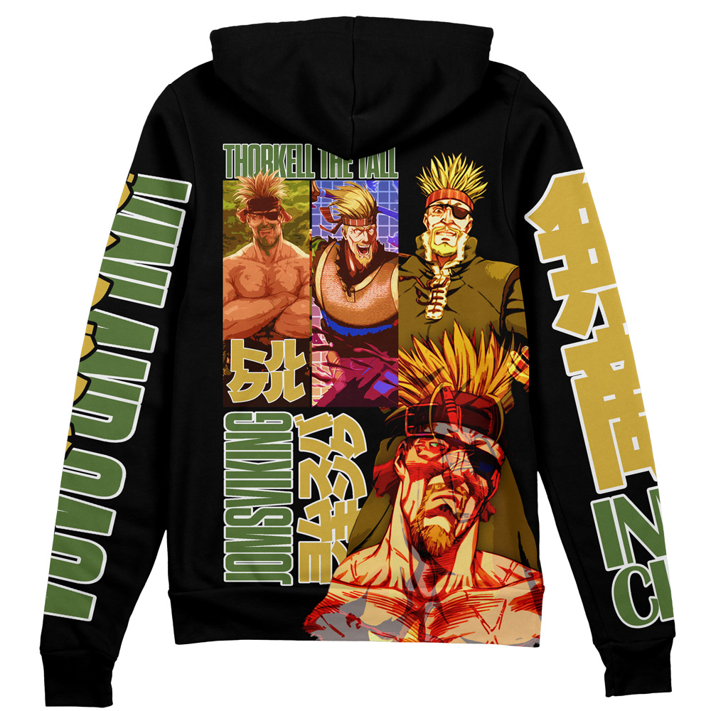 Buildercar - Thorkell Vinland Saga Streetwear Zip Hoodie Jacket
