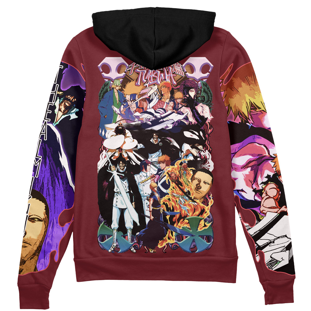 Buildercar - Thousand Year Blood War Arc Bleach Streetwear Zip Hoodie Jacket