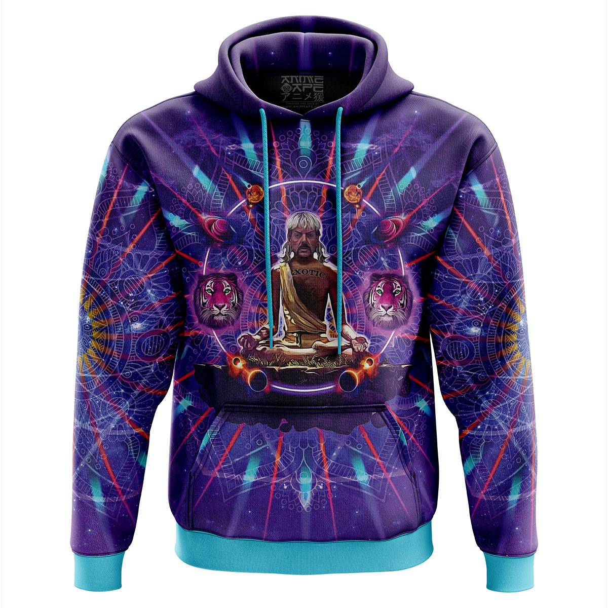 Buildercar - Tiger King Trippy Joe Exotic Astral Meditation Hoodie