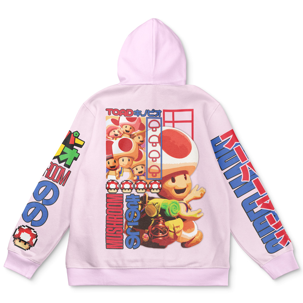 Buildercar - Toad Mario Bros Streetwear Hoodie