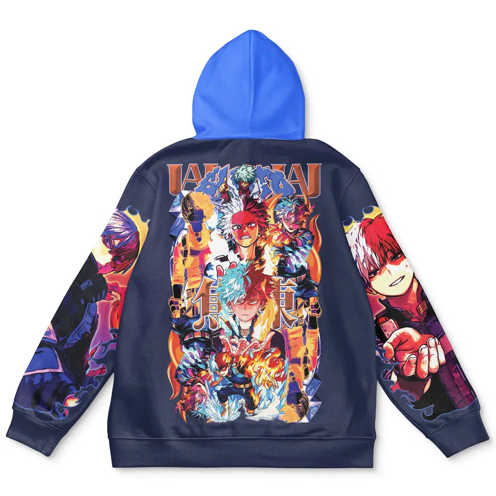 Buildercar - Todoroki Shoto V2 My Hero Academia Streetwear Hoodie
