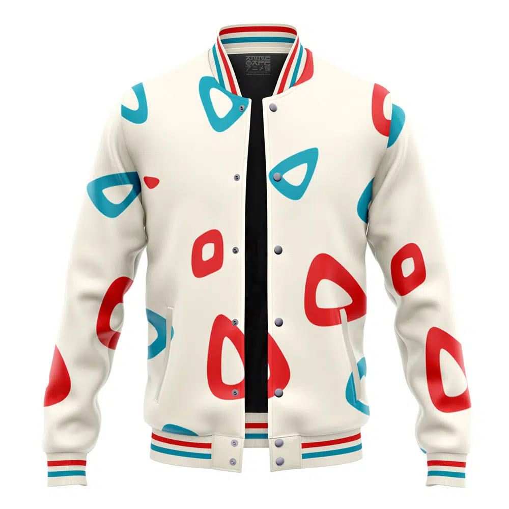 Buildercar - Togepi Pattern Pokemon Varsity Jacket