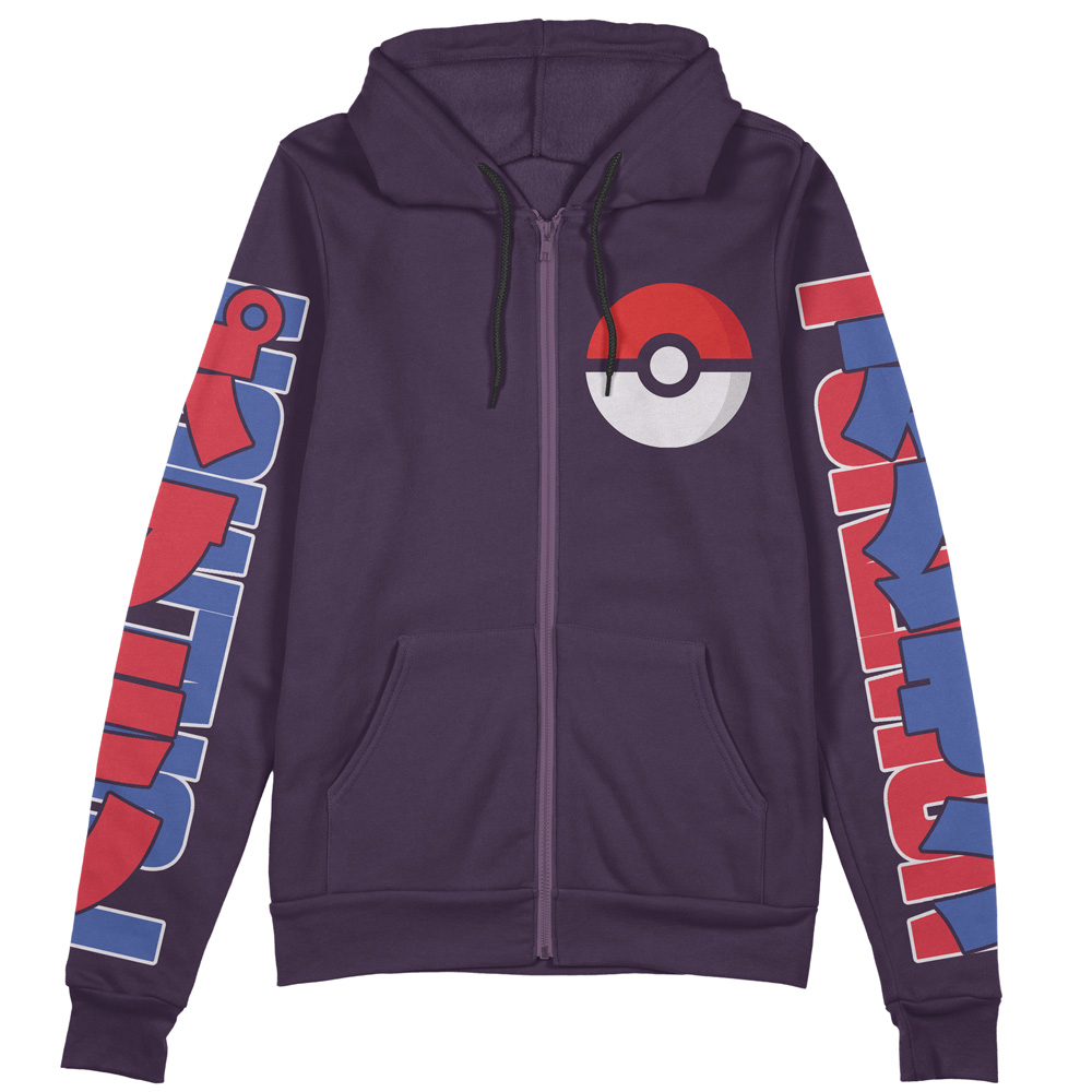 Buildercar - Togepi Pokemon Streetwear Zip Hoodie Jacket - Image 2
