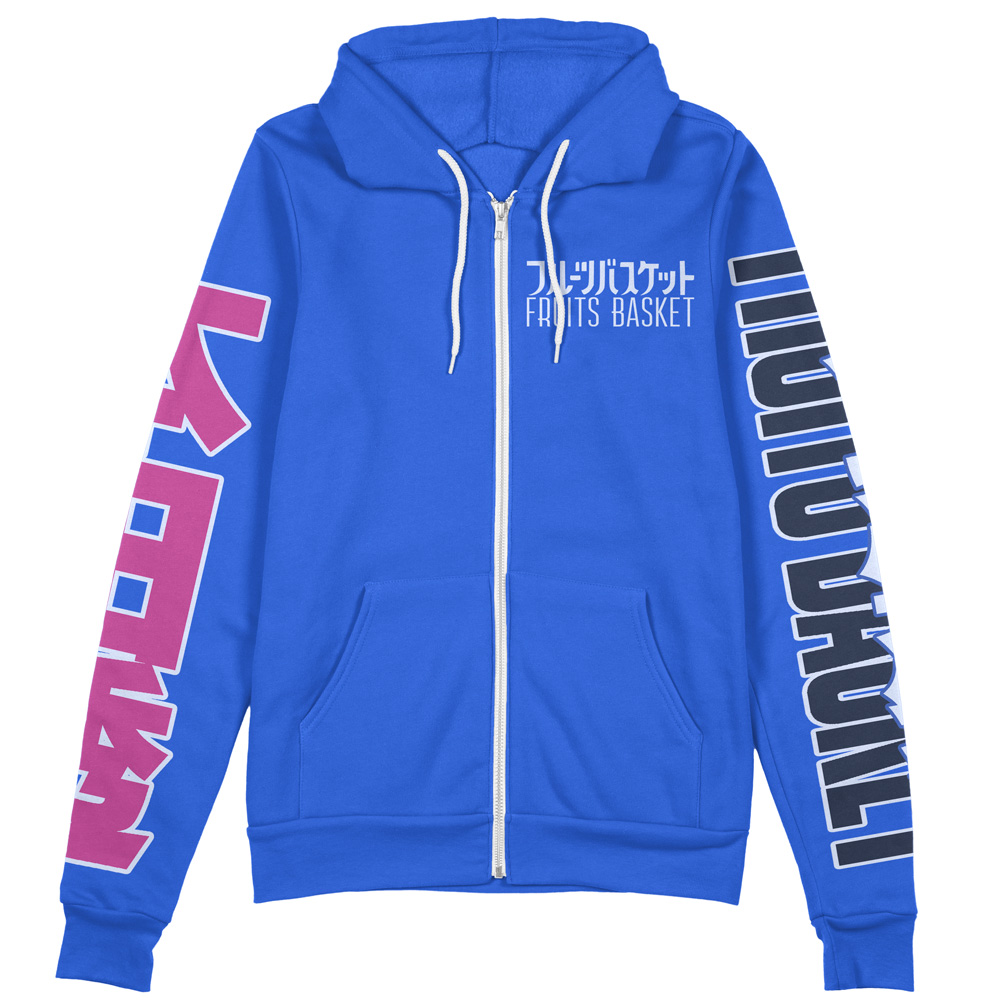 Buildercar - Tohru Honda Fruits Basket Streetwear Zip Hoodie Jacket - Image 2