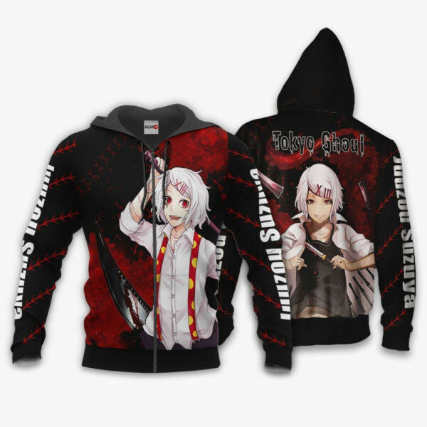 Buildercar - Tokyo Ghoul Juuzou Suzuya Anime 3k304 Fan Gift Stylist Unisex Cartoon 3d Hoodie 2906