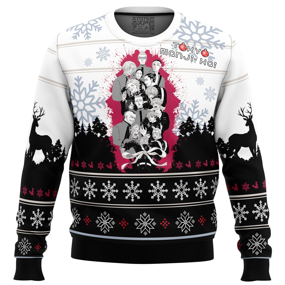 Buildercar - Toman Tokyo Revengers Ugly Christmas Sweater