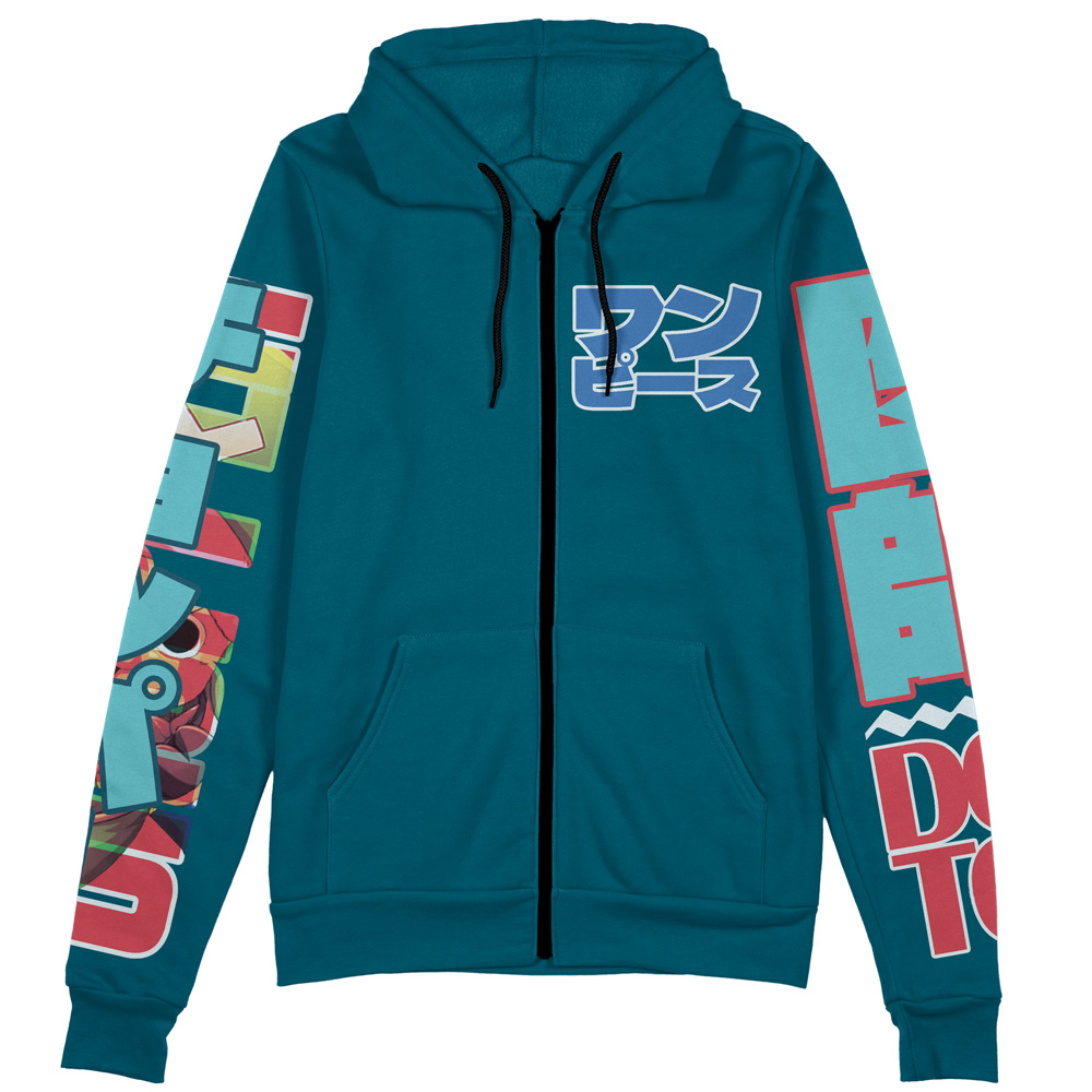 Buildercar - Tony Tony Chopper V3 One Piece Streetwear Zip Hoodie Jacket - Image 2