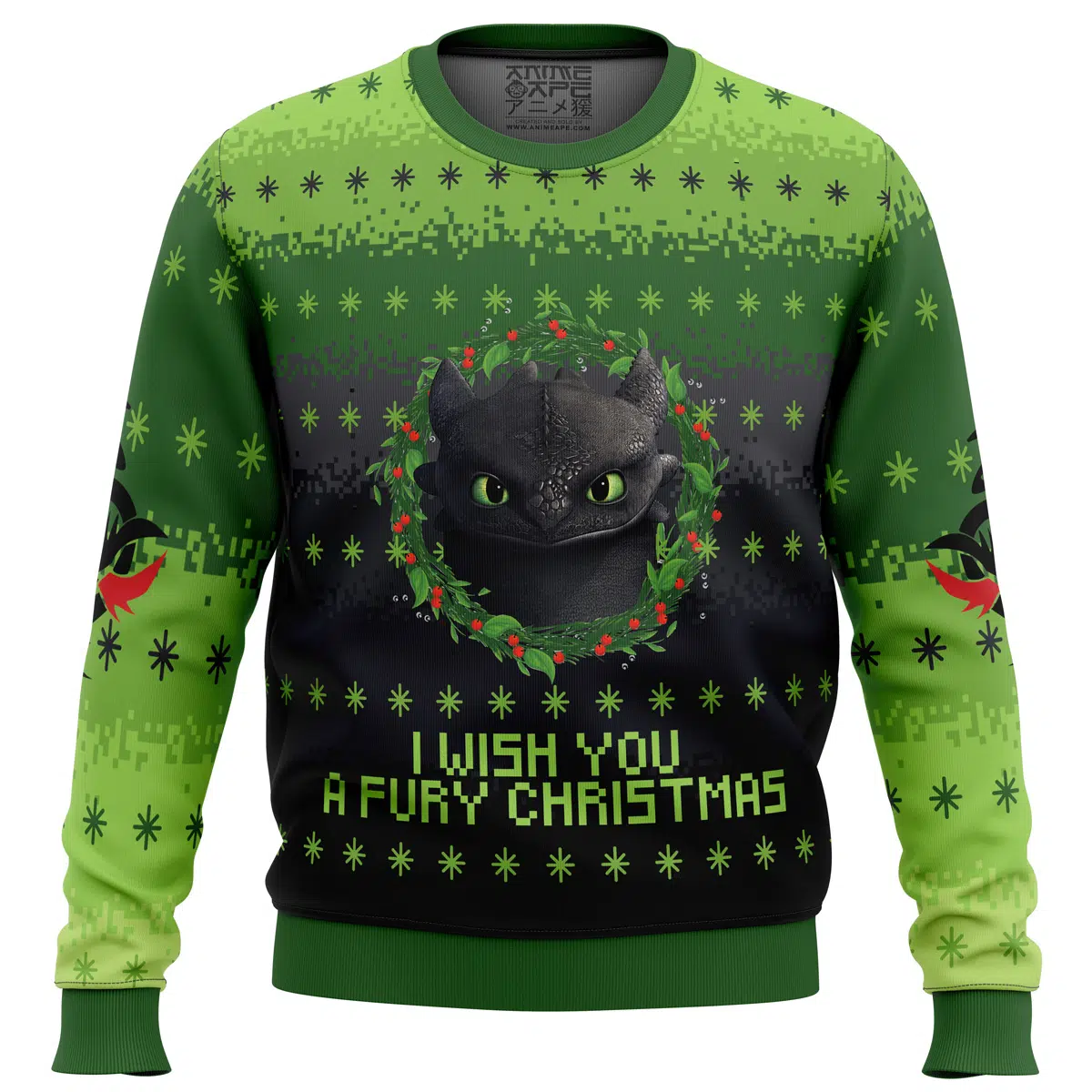 Buildercar - Toothless Ugly Christmas Sweater