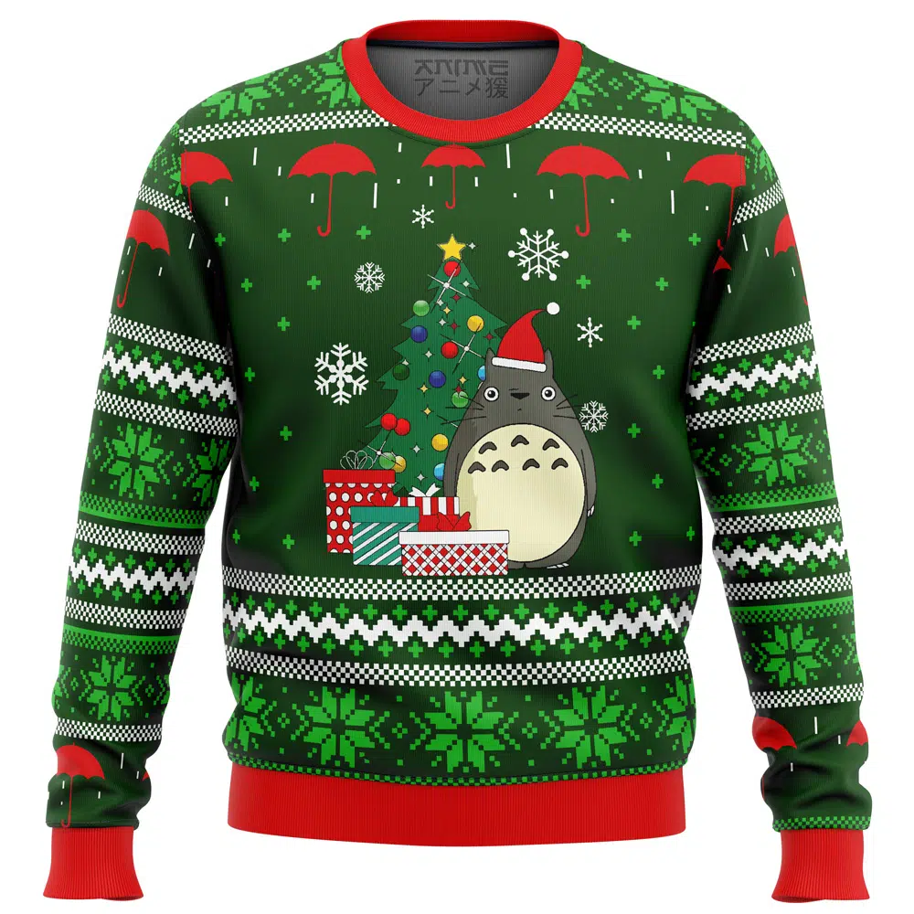 Buildercar - Toto Gifts My Neighbor Totoro Ugly Christmas Sweater