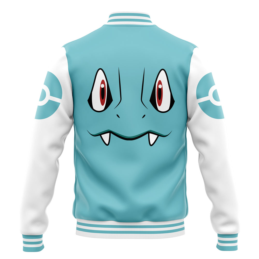 Buildercar - Totodile Face Pokemon Varsity Jacket