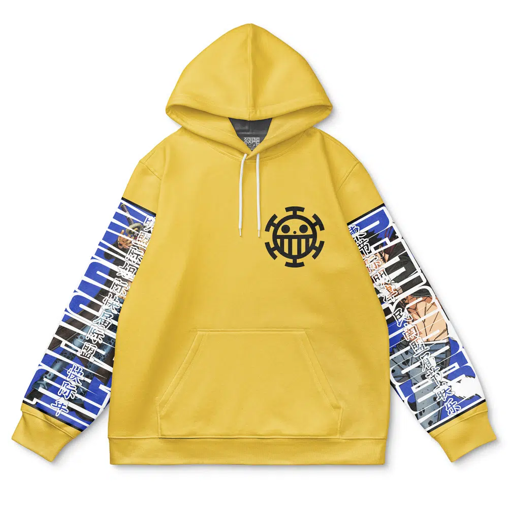 Buildercar - Trafalgar D. Law One Piece Streetwear Hoodie - Image 2