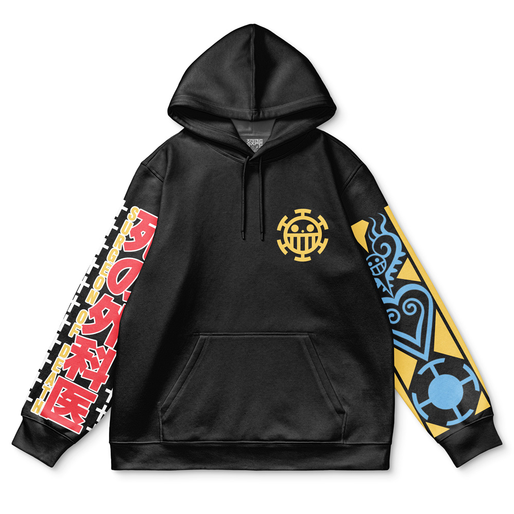 Buildercar - Trafalgar D. Law V2 One Piece Streetwear Hoodie - Image 2