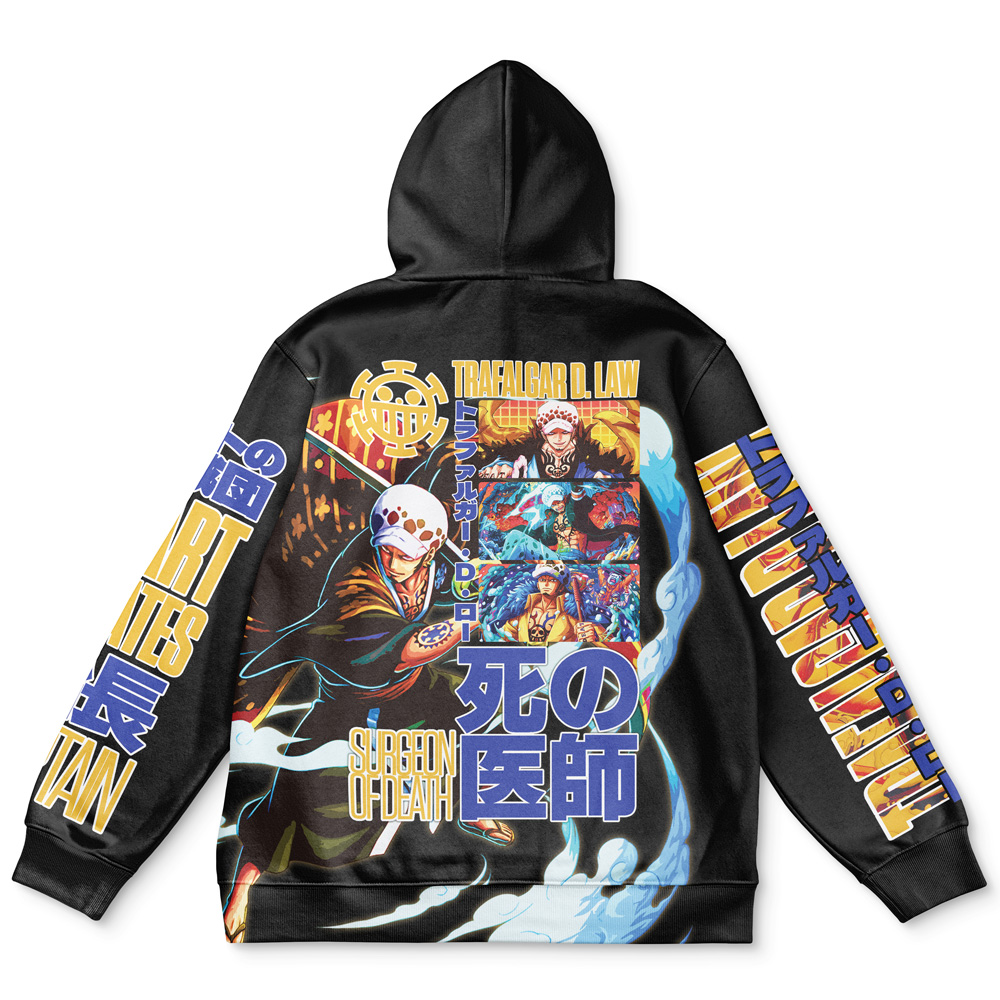 Buildercar - Trafalgar D. Law V3 One Piece Streetwear Hoodie