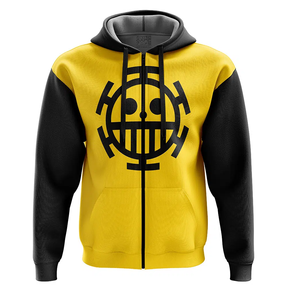Buildercar - Trafalgar Law One Piece Zip Hoodie Jacket