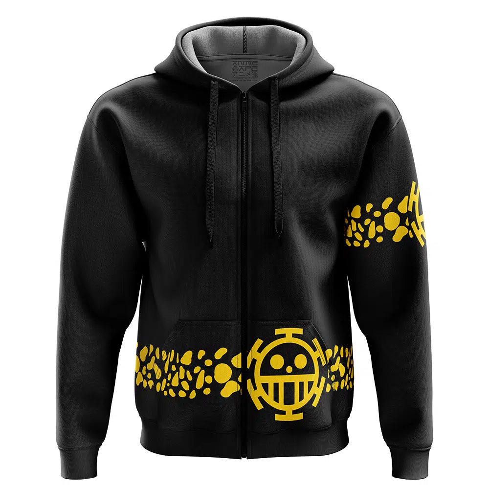 Buildercar - Trafalgar Law Punk Hazard One Piece Zip Hoodie Jacket