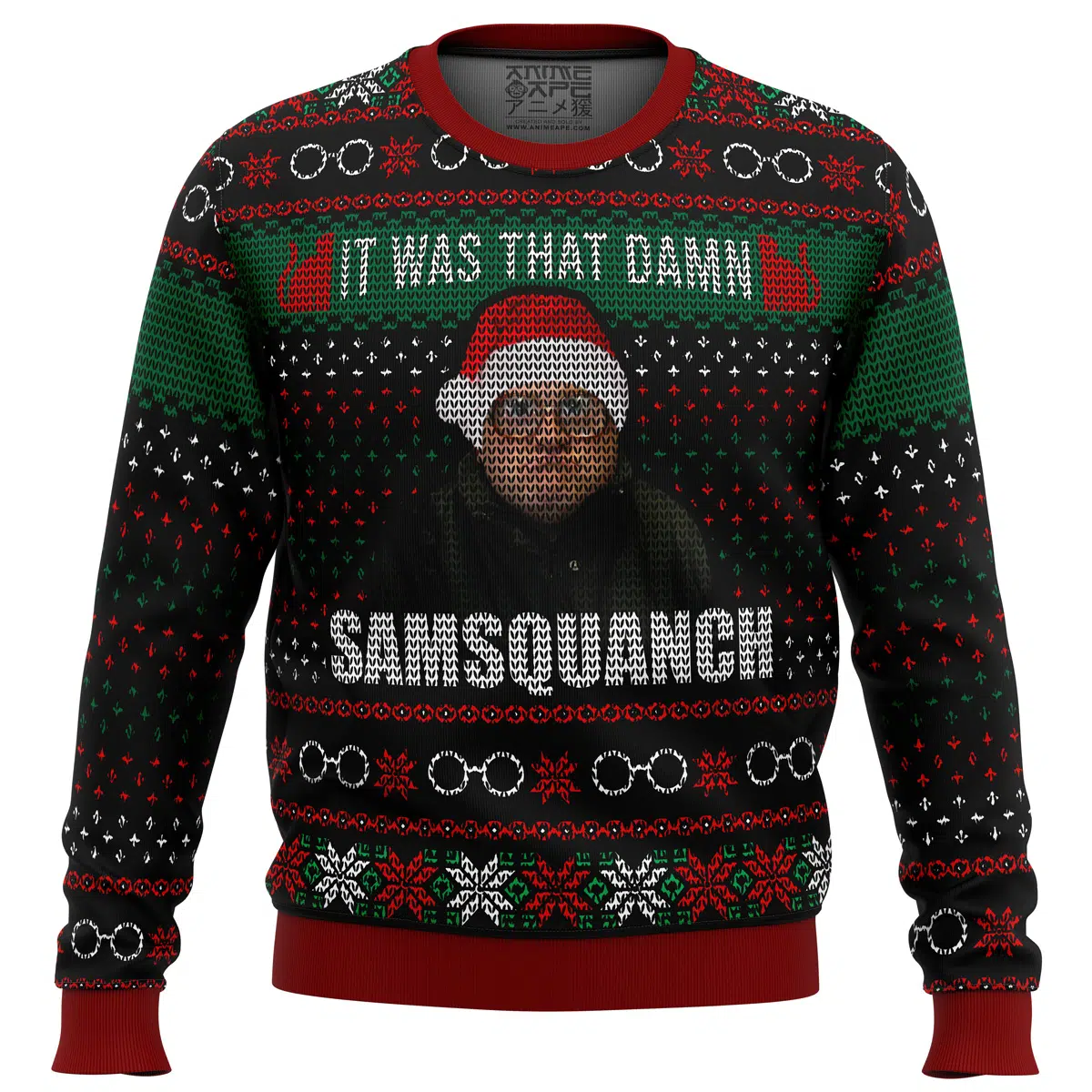Buildercar - Trailer Park Boys Samsquanch Ugly Christmas Sweater