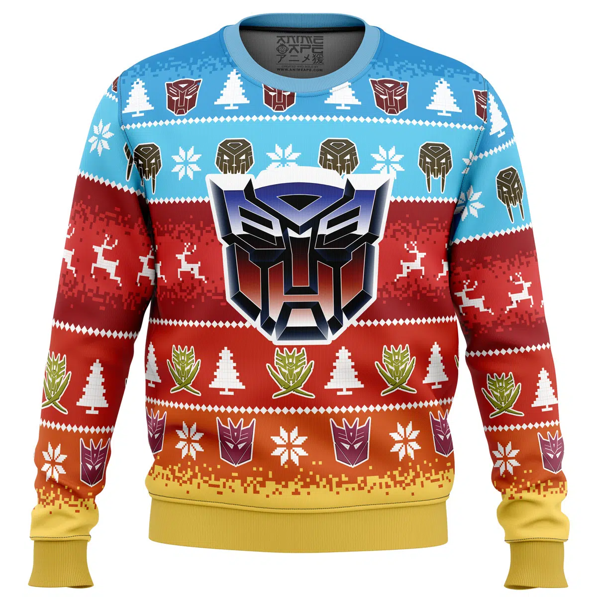 Buildercar - Transformers Ugly Christmas Sweater
