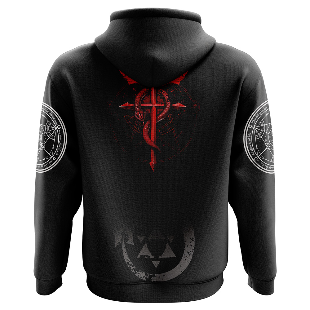 Buildercar - Transmutation Circle Fullmetal Alchemist Hoodie - Image 2
