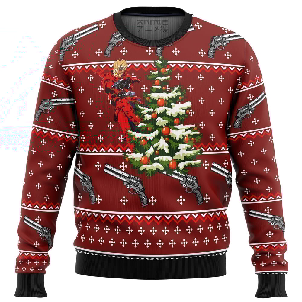 Buildercar - Trigun Vash Ugly Christmas Sweater