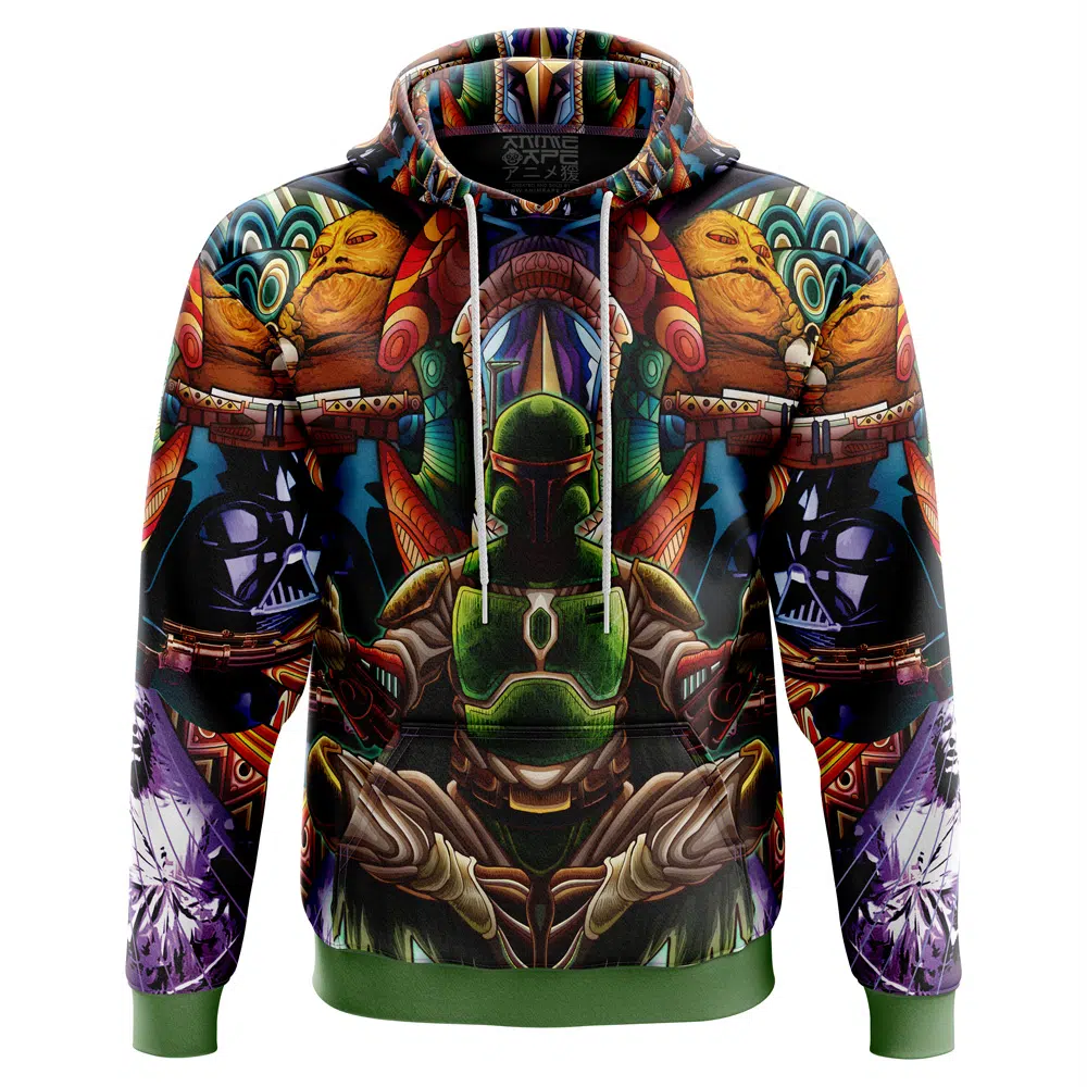 Buildercar - Trippy Boba Fett Star Wars Hoodie