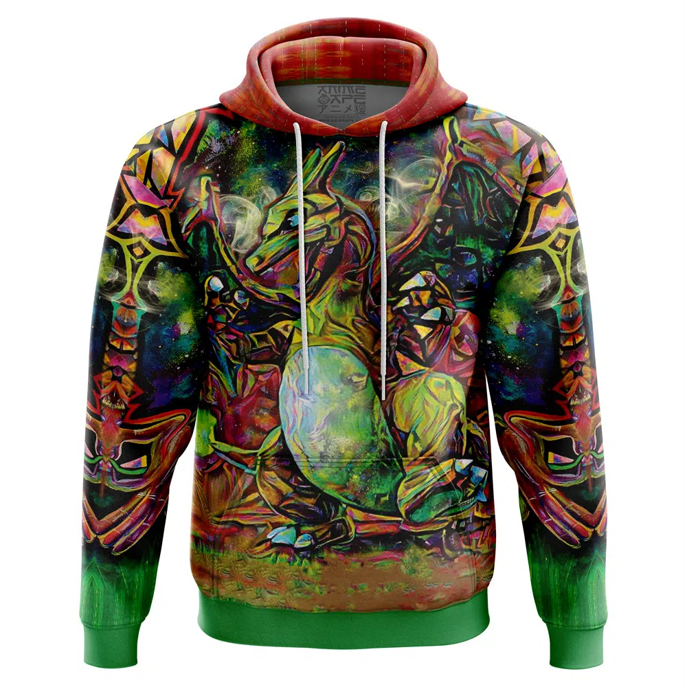 Buildercar - Trippy Charizard Pokemon Hoodie