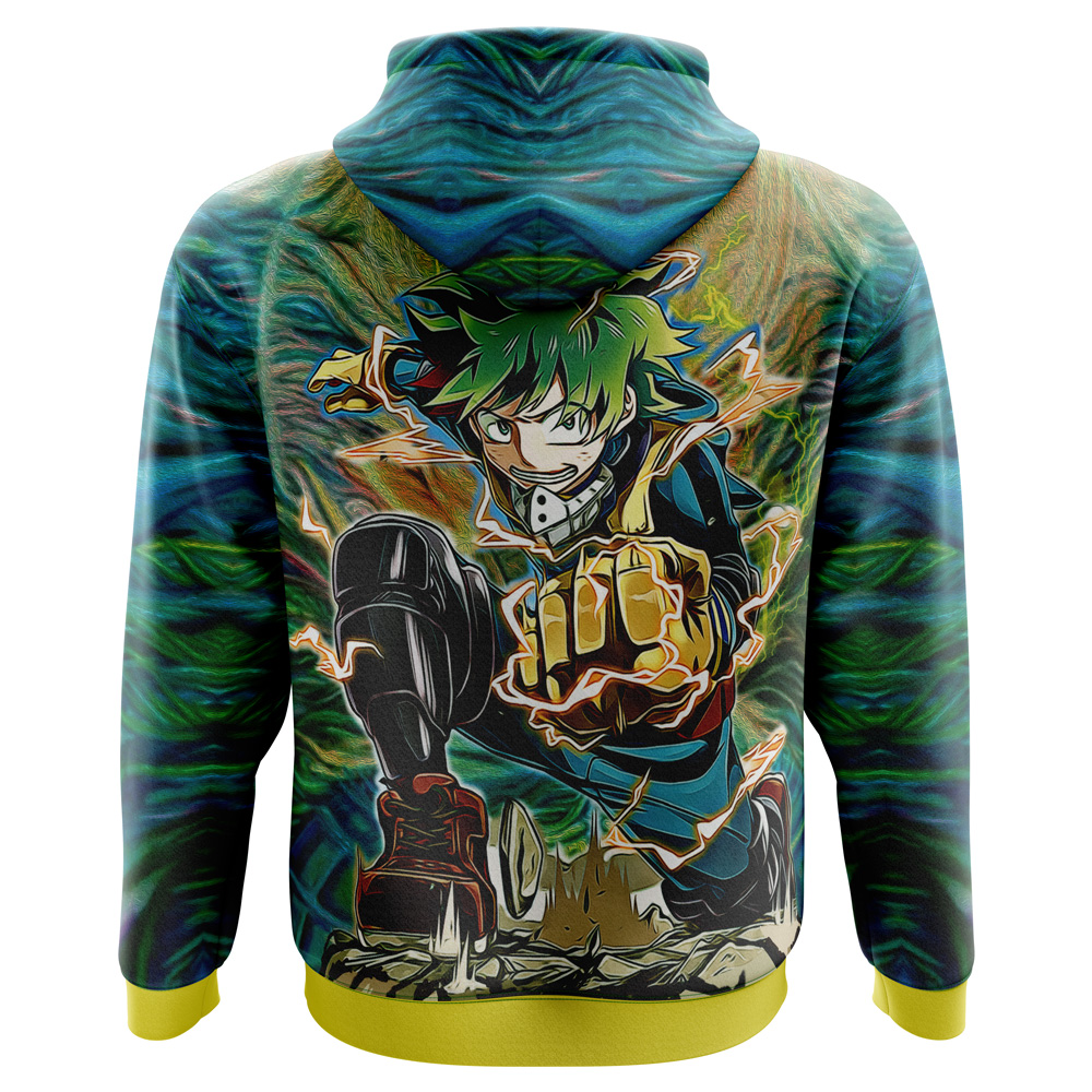 Buildercar - Trippy Deku My Hero Academia Hoodie - Image 3