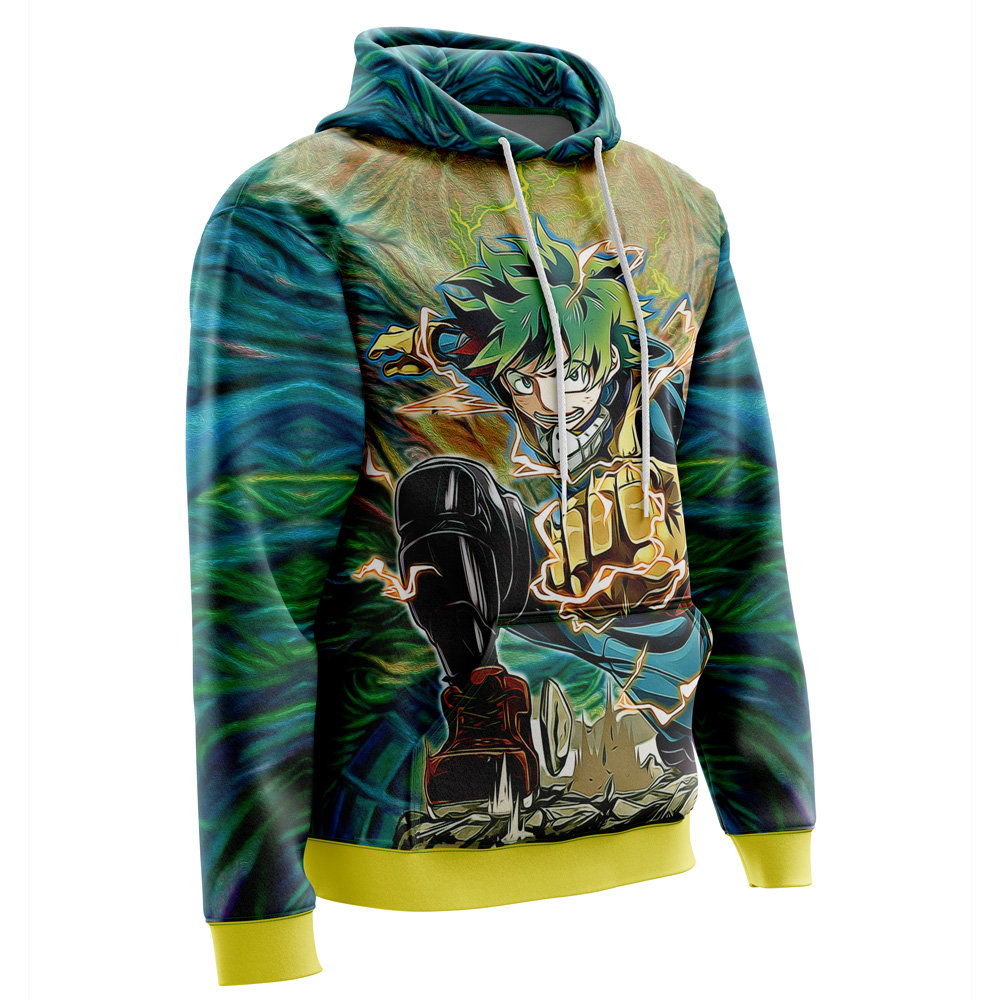 Buildercar - Trippy Deku My Hero Academia Hoodie - Image 2