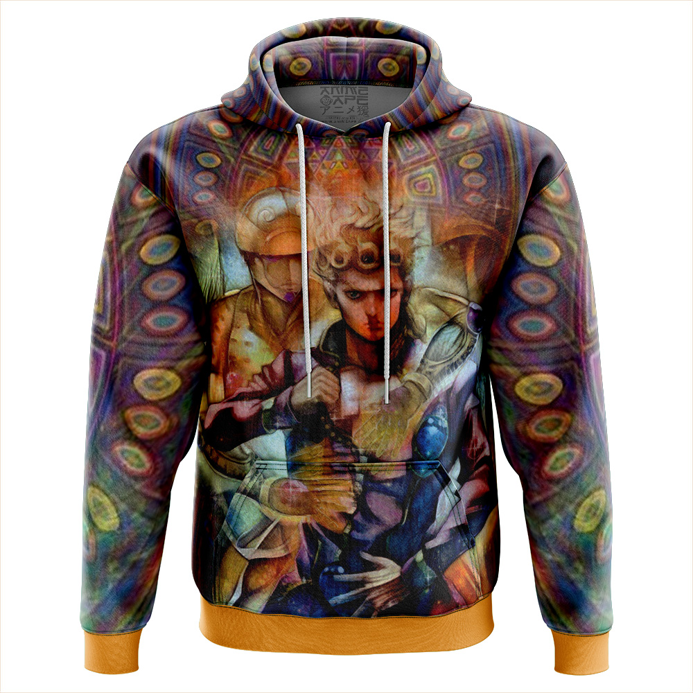 Buildercar - Trippy Giorno Giovanna Golden Wind Jojo’s Bizarre Adventure Hoodie