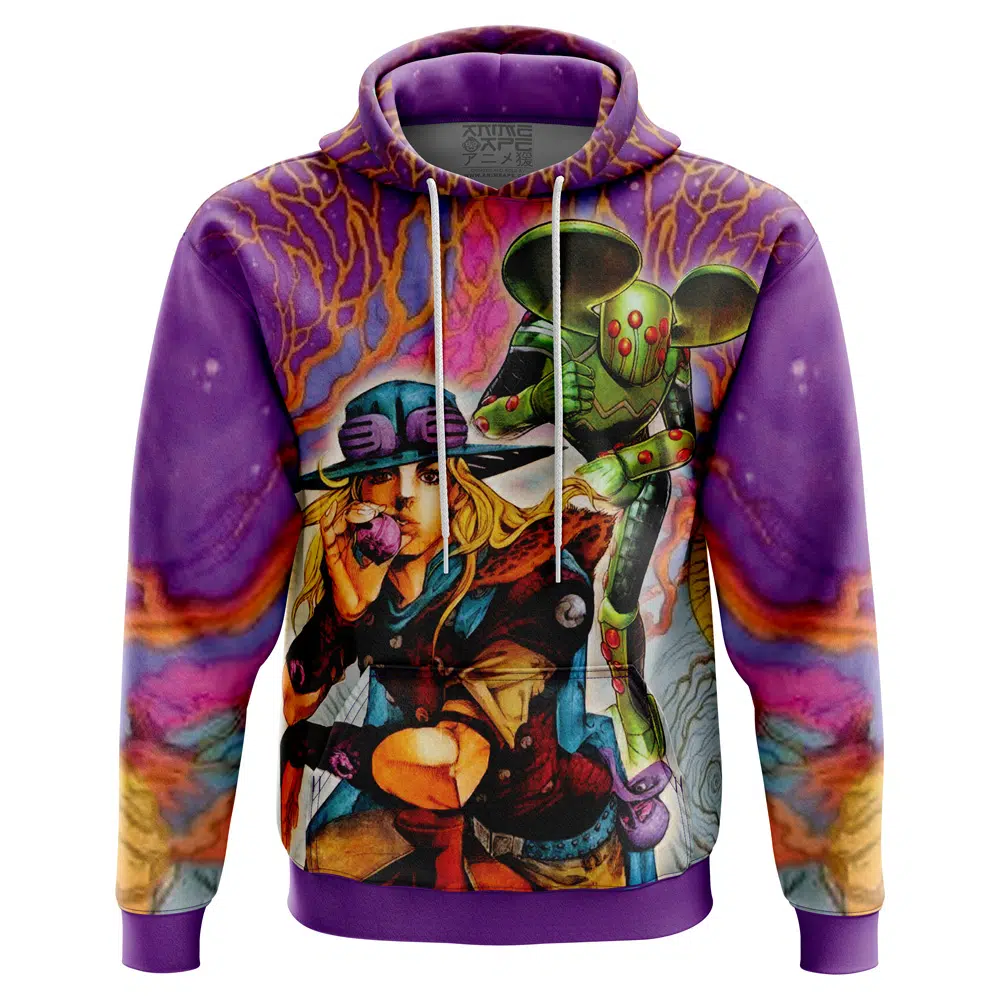 Buildercar - Trippy Gyro Zeppeli Ball Breaker Jojo’s Bizarre Adventure Hoodie