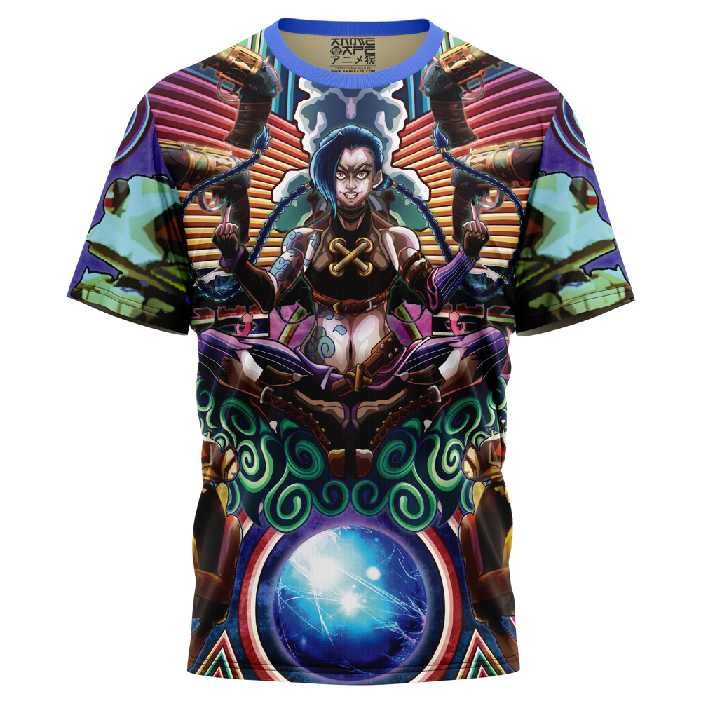 Buildercar - Trippy Jinx Arcane League of Legends T-Shirt
