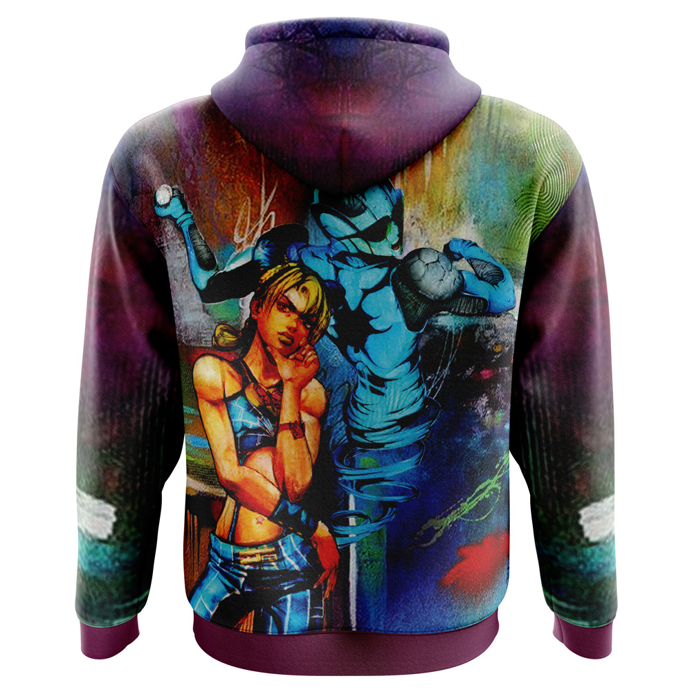 Buildercar - Trippy Jolyne Cujoh Stone Ocean Jojo’s Bizarre Adventure Hoodie - Image 3