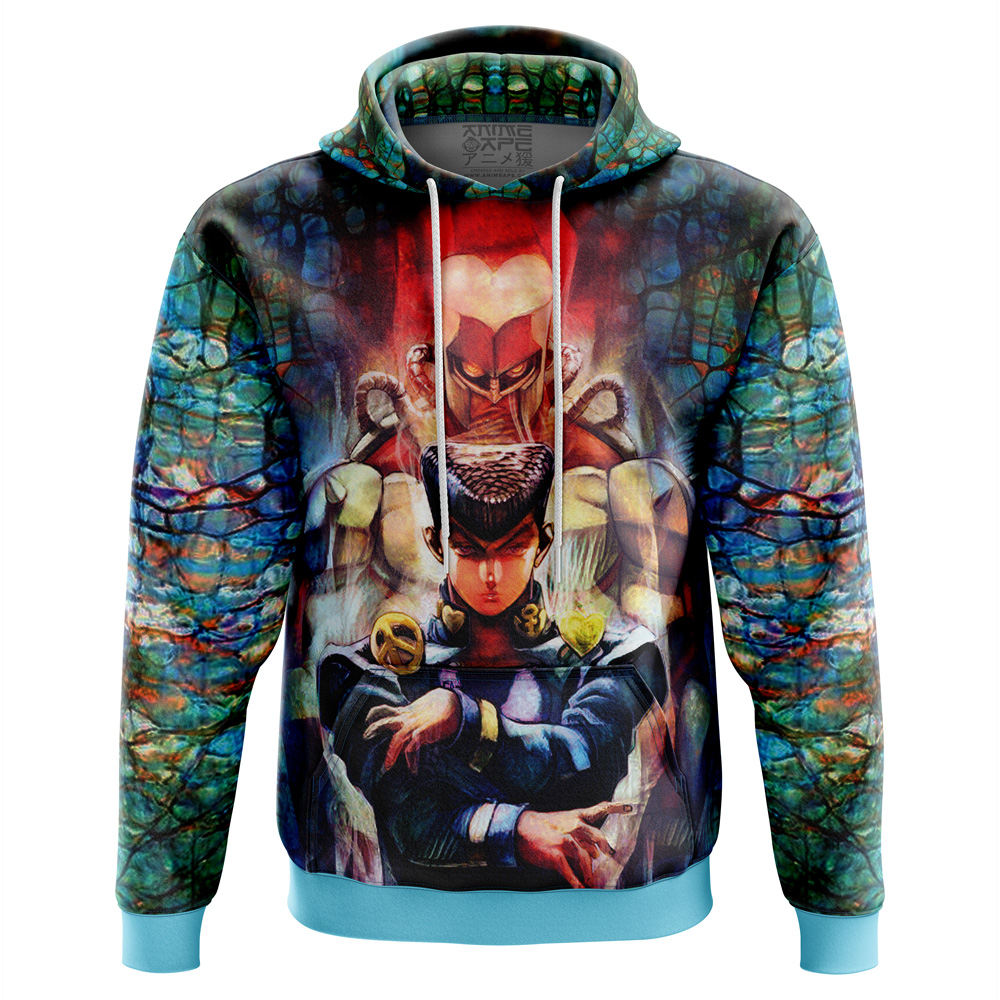 Buildercar - Trippy Josuke Shining Diamond Jojo’s Bizarre Adventure Hoodie