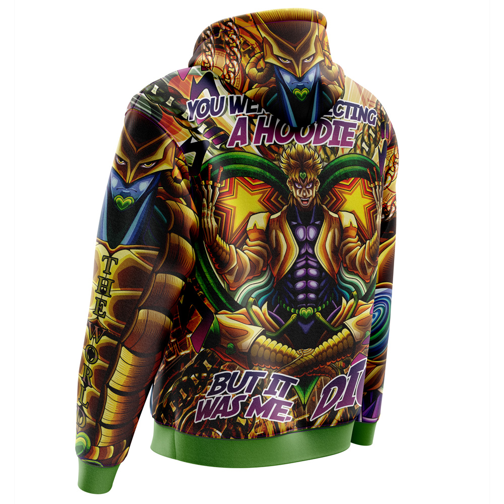 Buildercar - Trippy Medidating Dio It Was Me JoJo's Bizarre Adventure Hoodie - Image 3
