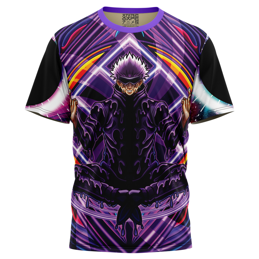Buildercar - Trippy Meditating Gojo Satoru Jujutsu Kaisen T-Shirt