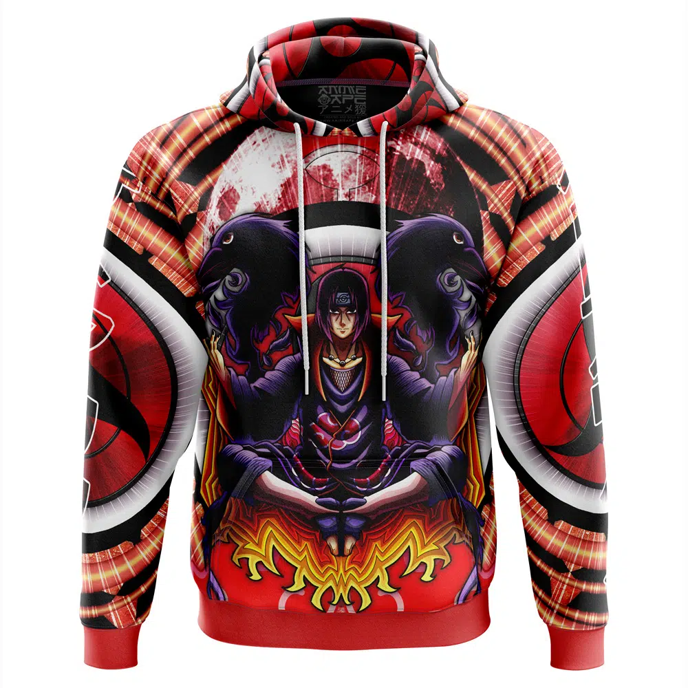 Buildercar - Trippy Meditating Itachi Akatsuki Hoodie