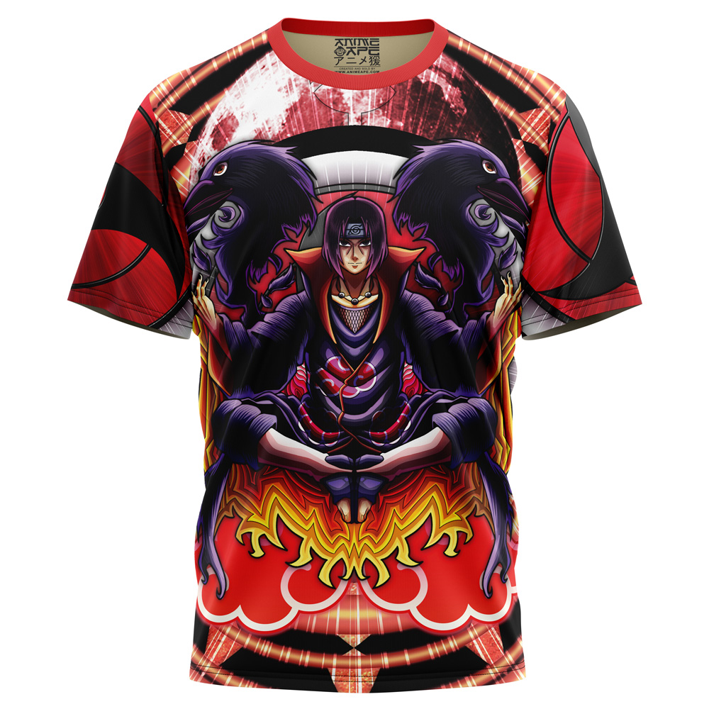 Buildercar - Trippy Meditating Itachi Akatsuki T-Shirt