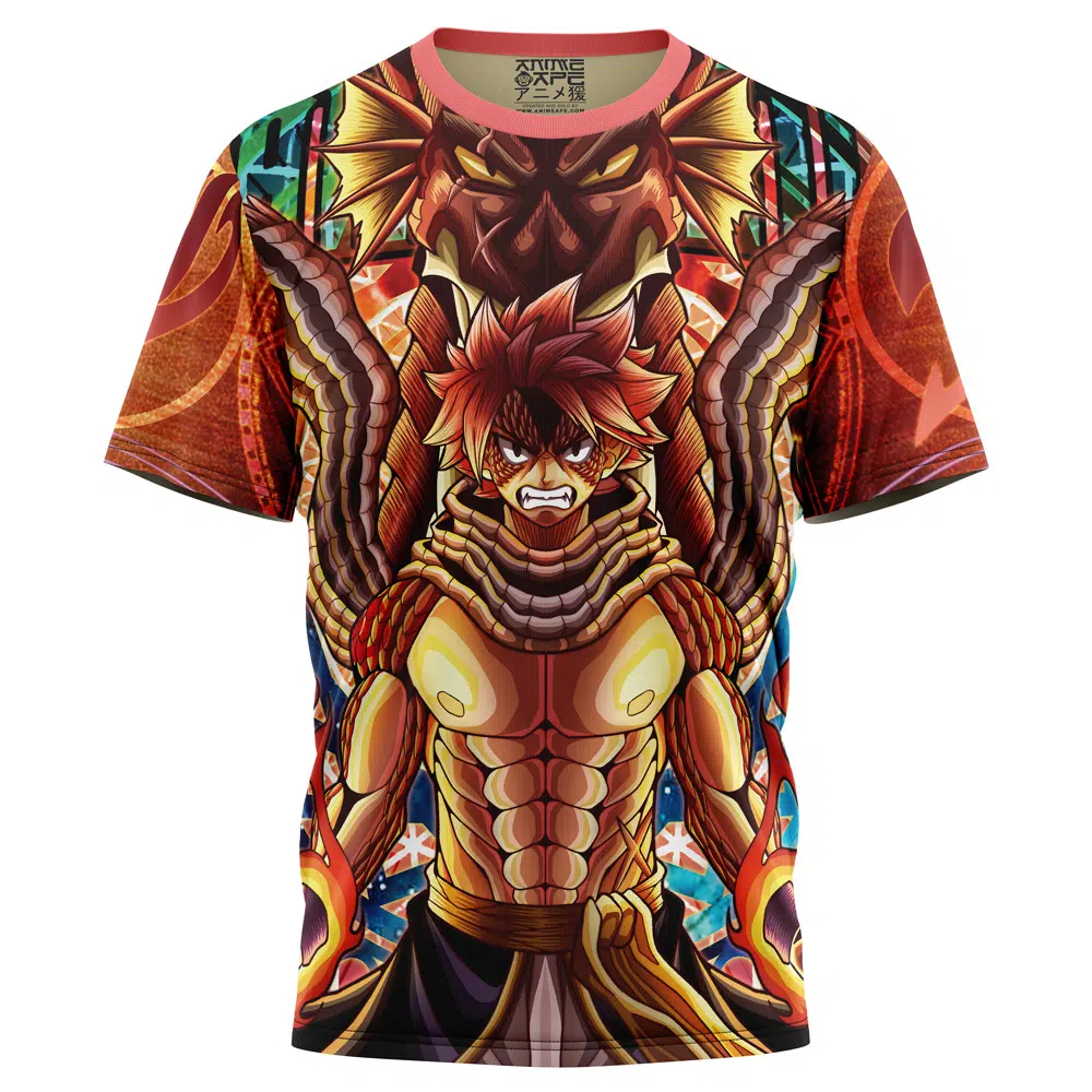 Buildercar - Trippy Natsu Dragneel x Igneel Fairy Tail T-Shirt