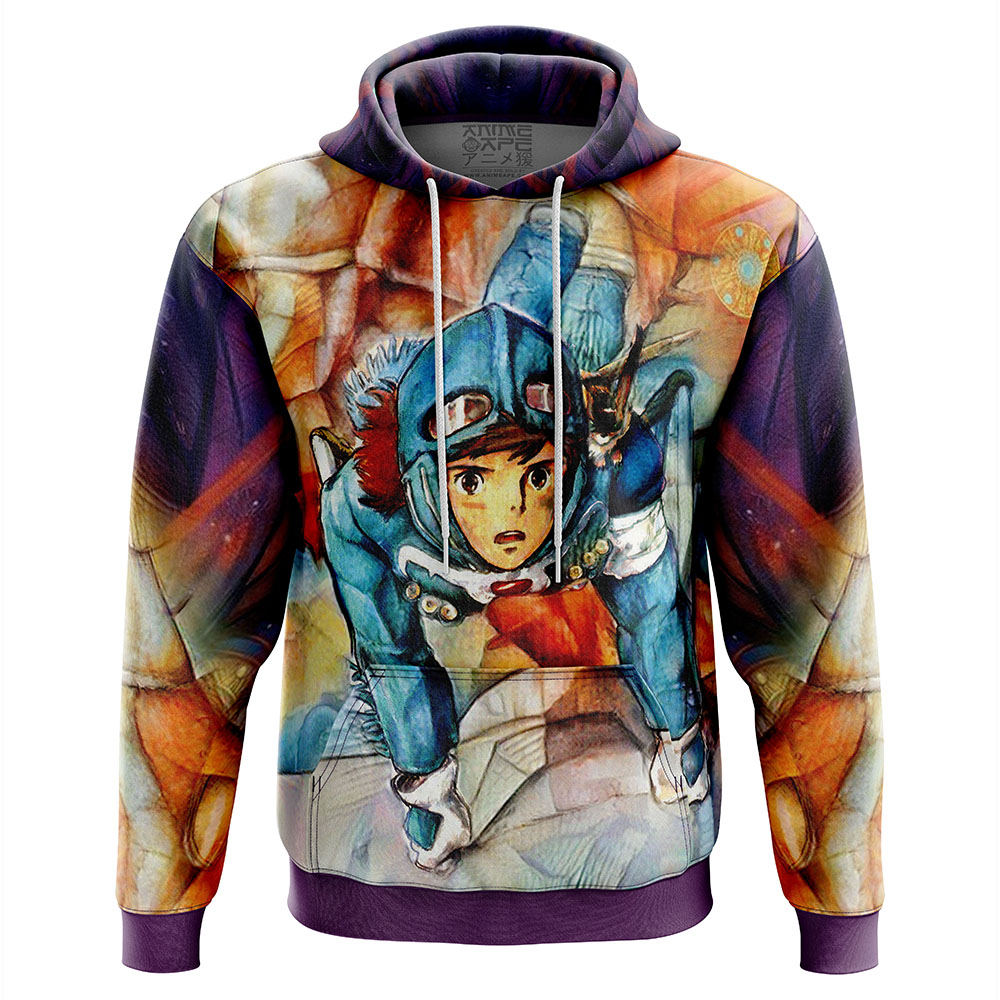 Buildercar - Trippy Nausicaa of the Valley of the Wind Studio Ghibli Hoodie