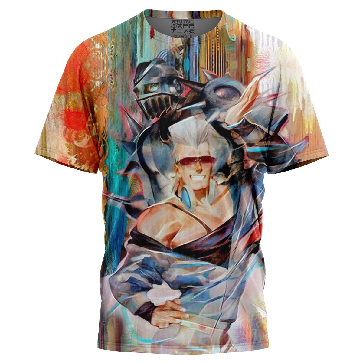 Buildercar - Trippy Polnareff Silver Chariot Jojo’s Bizarre Adventure T-Shirt
