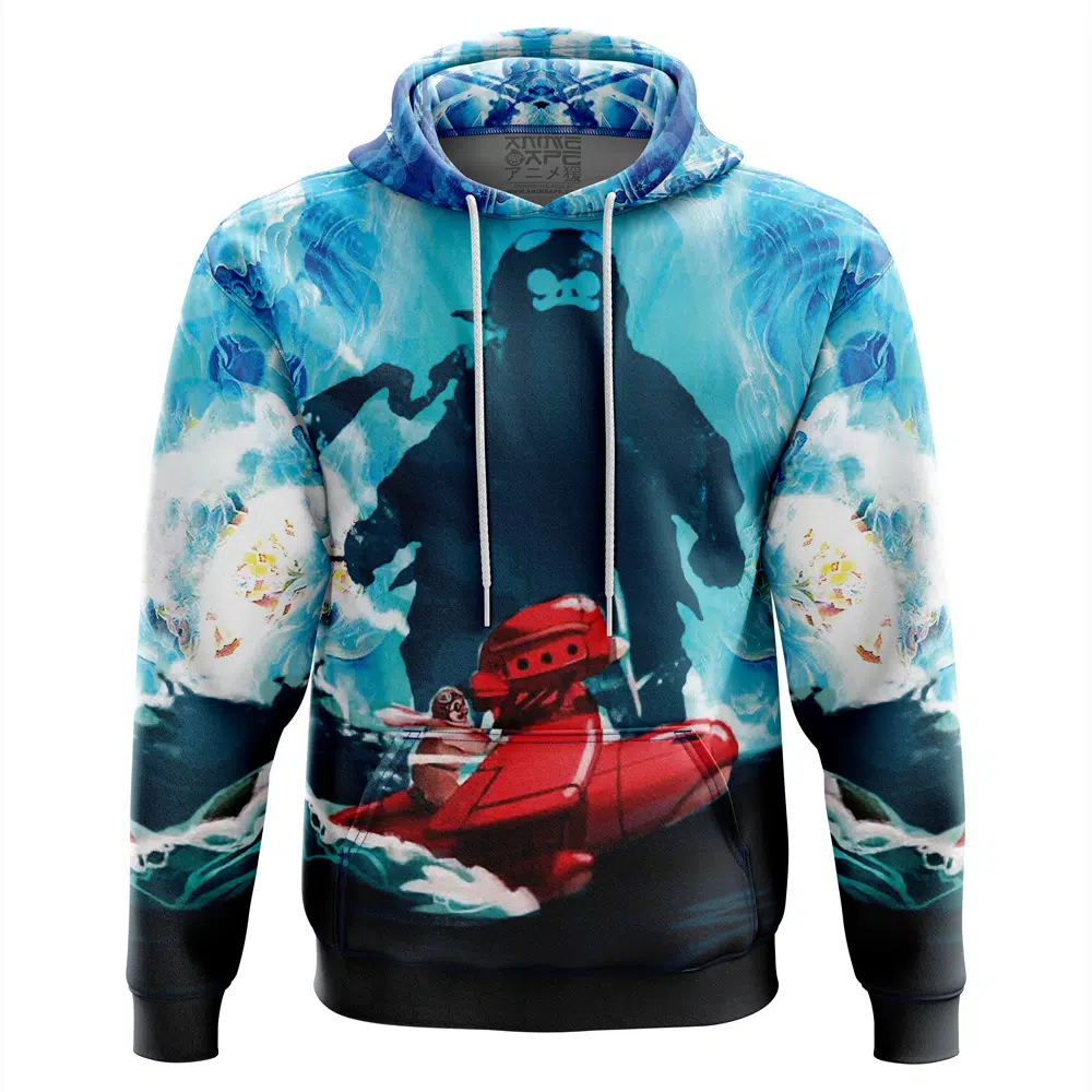 Buildercar - Trippy Porco Rosso Studio Ghibli Hoodie