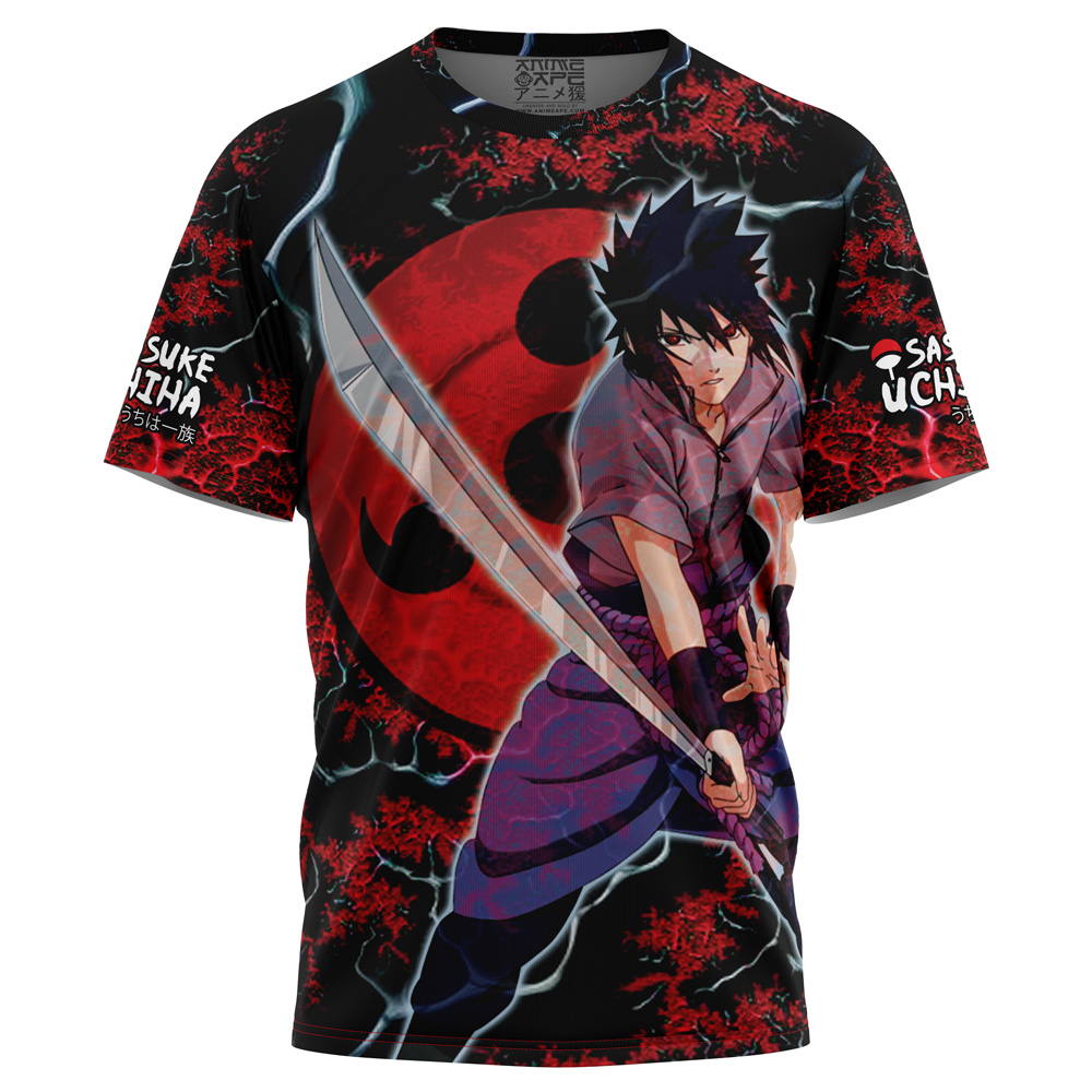 Buildercar - Trippy Sasuke Uchiha Shippuden T-Shirt