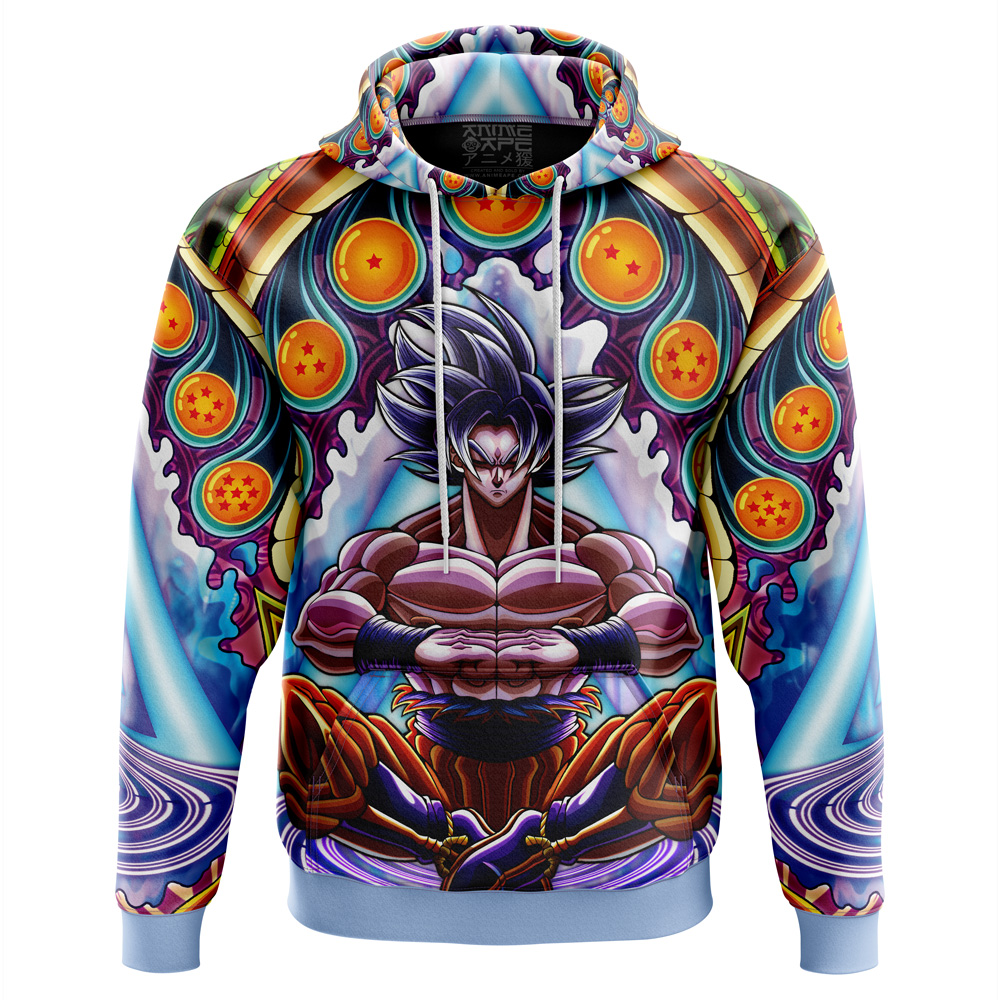Buildercar - Trippy Ultra Instinct Goku Dragon Ball Z Hoodie