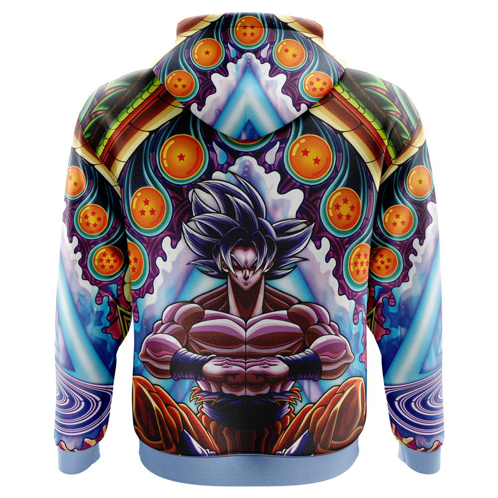 Buildercar - Trippy Ultra Instinct Goku Dragon Ball Z Hoodie - Image 2